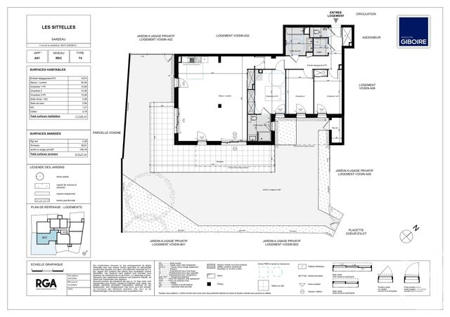 Appartement F4 à vendre SARZEAU