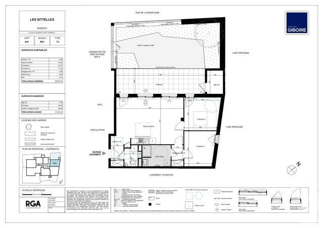 Appartement F3 à vendre SARZEAU